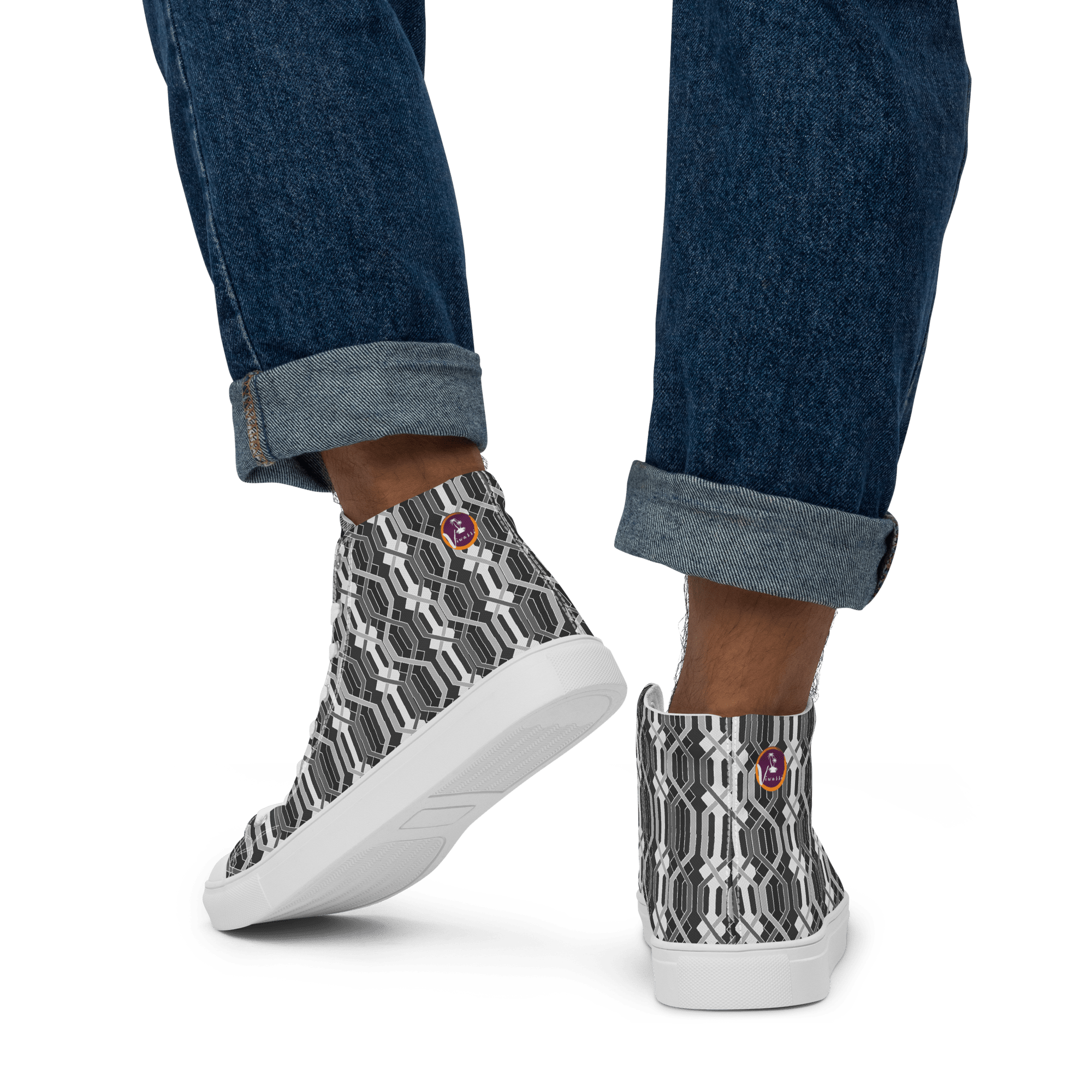 High-Top Leinenschuhe für Herren – Bild 4