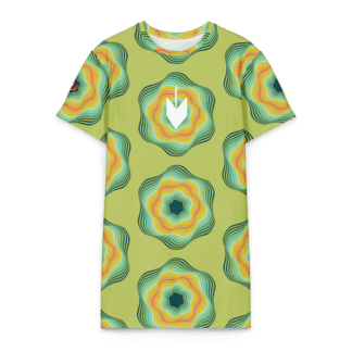 Amakpa Baumwoll-T-Shirt-Kleid