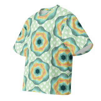 Oversized Baumwoll-T-Shirt Amakpa1