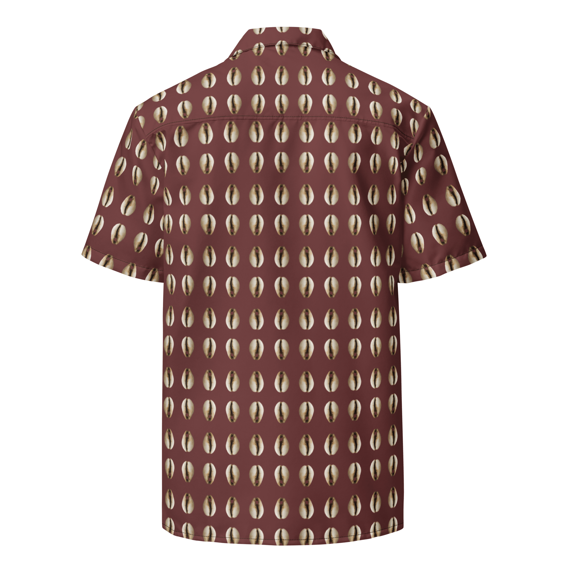 Kauri Unisex Hemd mit Knöpfen kastanienbraun – Bild 2