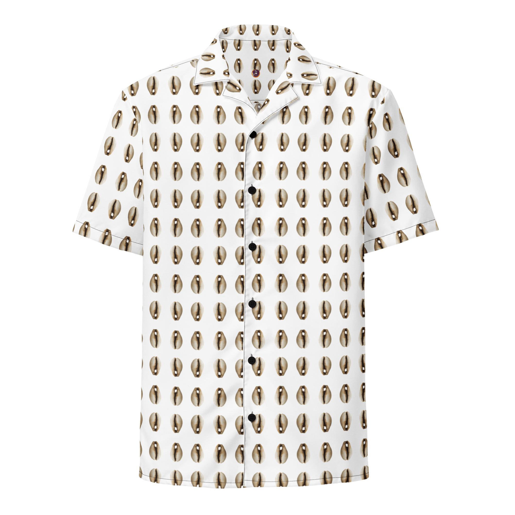 Kauri Unisex Hemd mit Knöpfen weiß