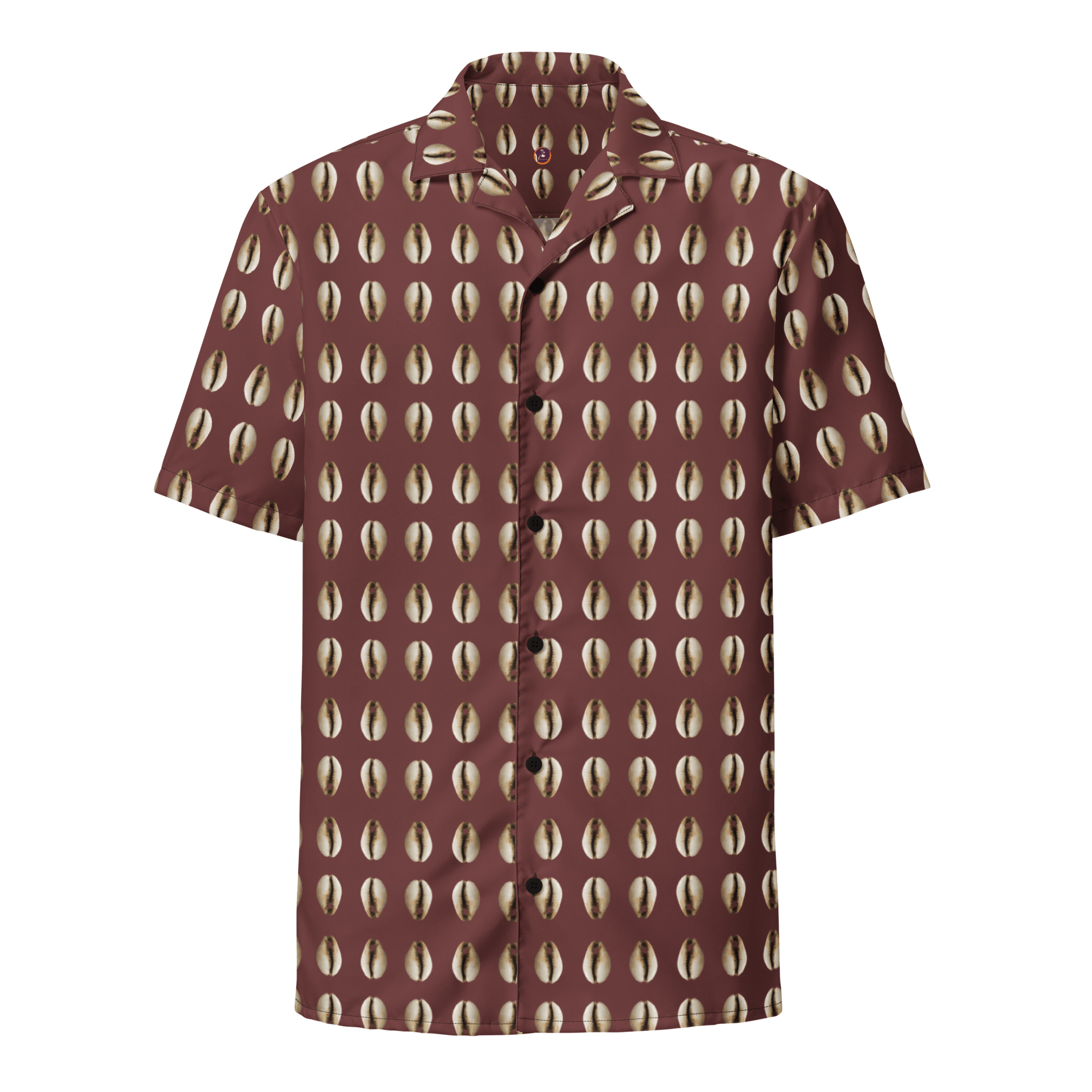 Kauri Unisex Hemd mit Knöpfen kastanienbraun
