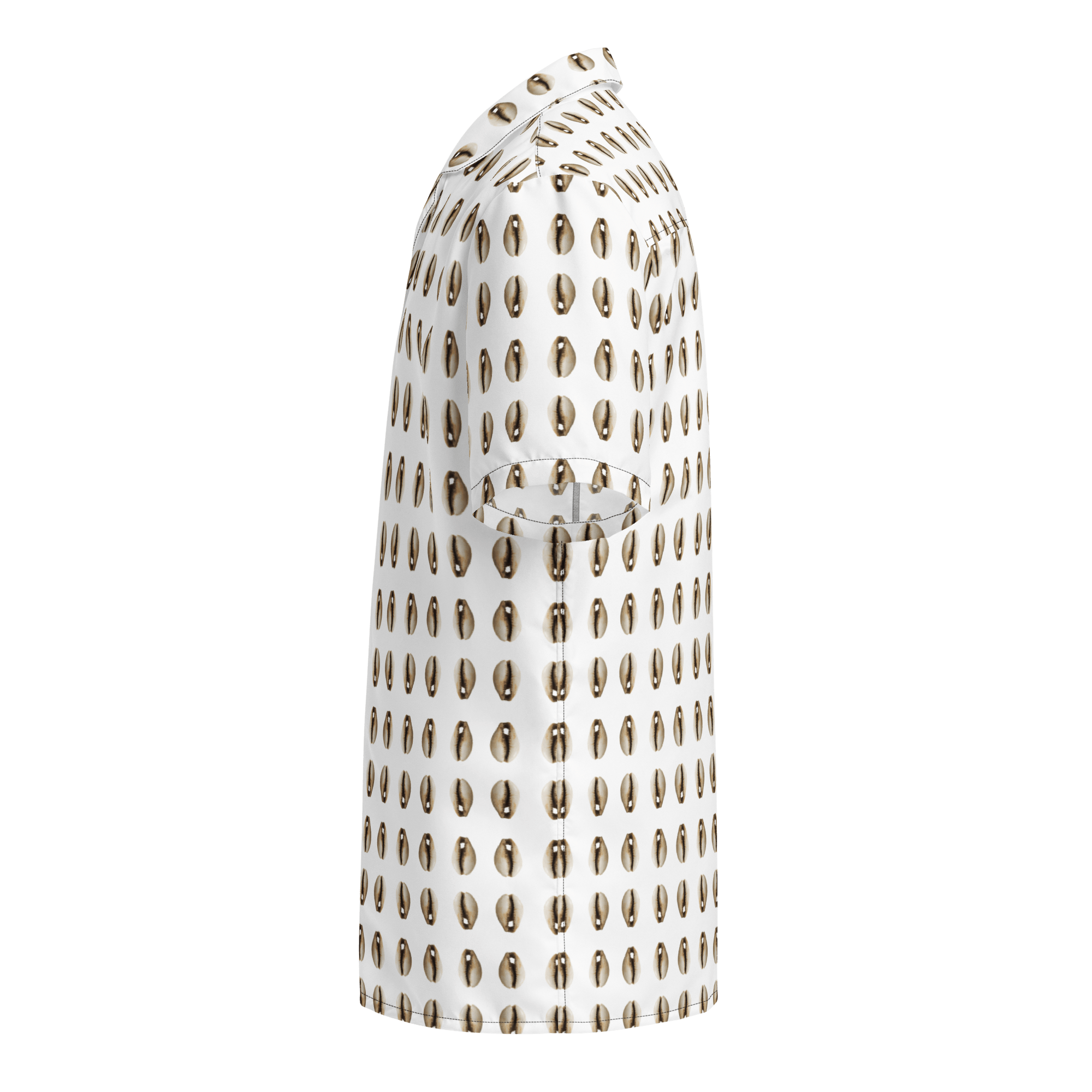 Kauri Unisex Hemd mit Knöpfen weiß – Bild 4