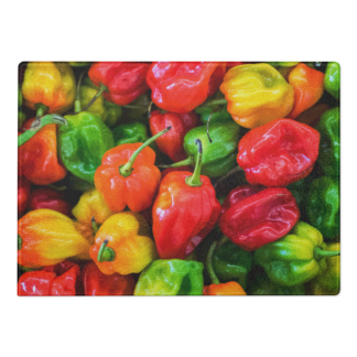Habanero - Schneidebrett aus Glas