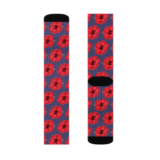 Socken Hibiskus