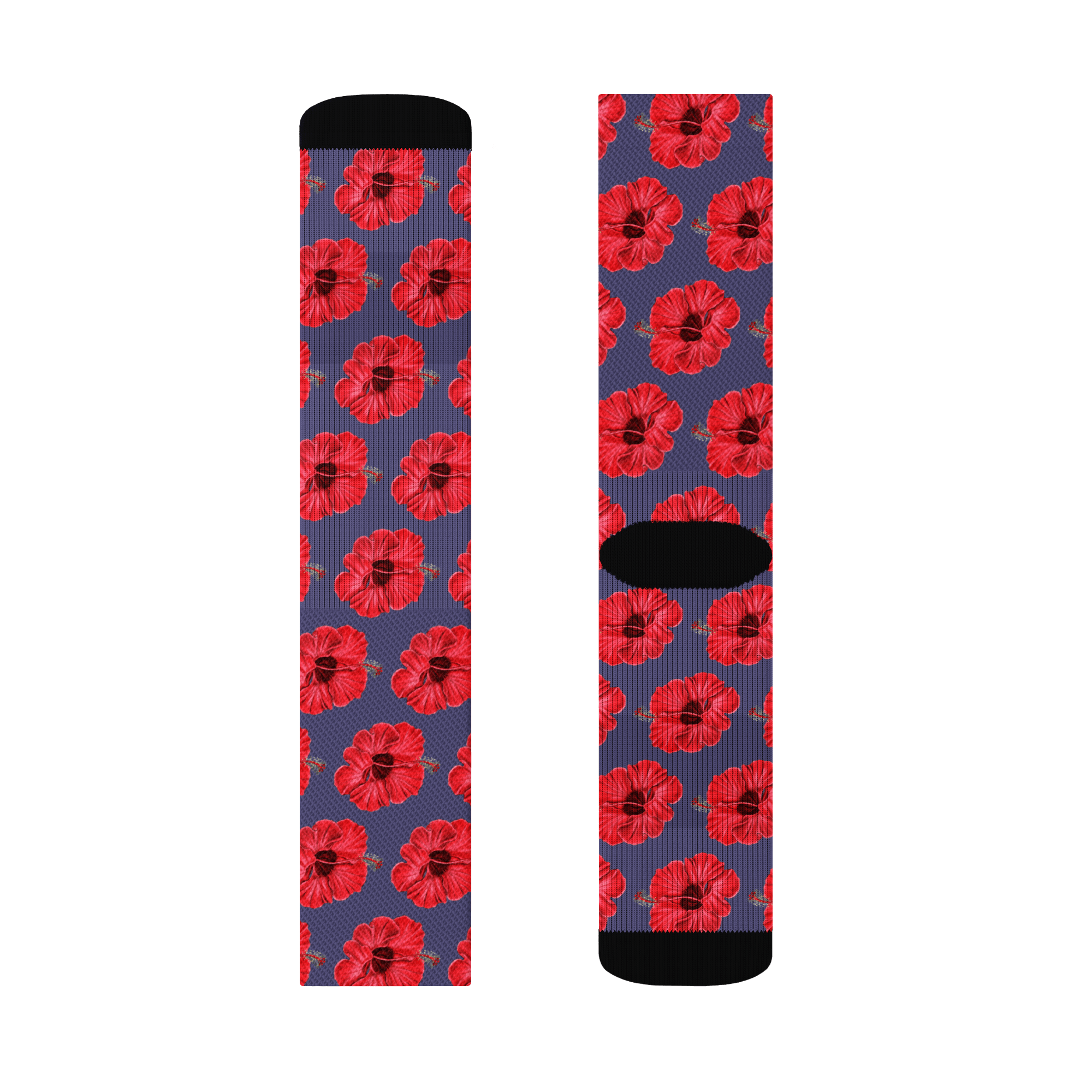 Socken Hibiskus – Bild 2